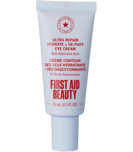 Amazon.com: First Aid Beauty Hydrate and Depuff Eye Cream with